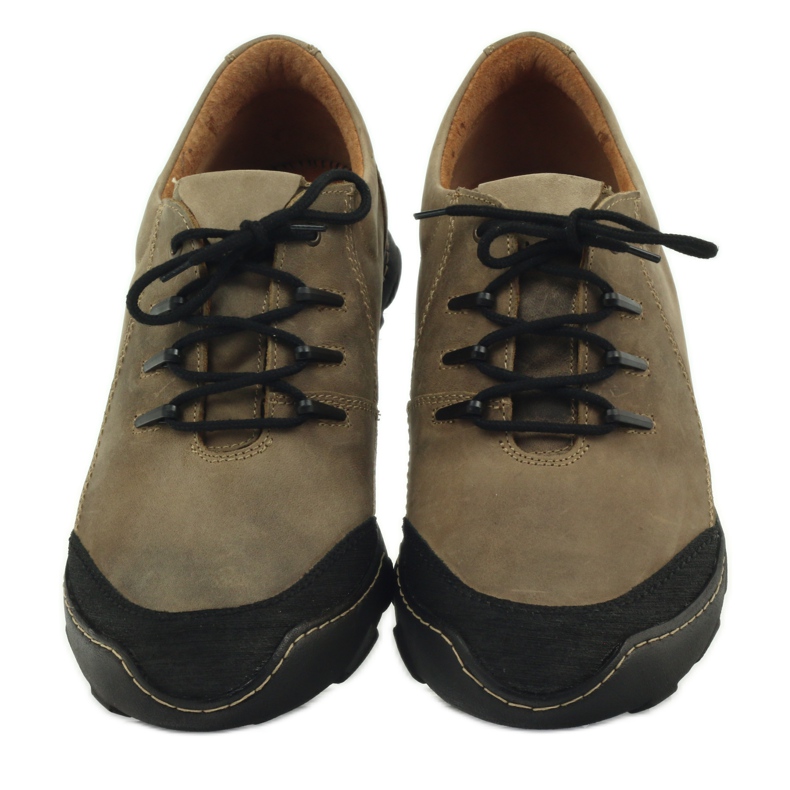 Pantofi sport comozi Badura 2159 negru maro 4