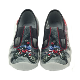Pantofi copii Befado papuci 290x166 gri roșu 4