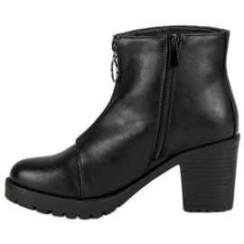 Small Swan Cizme negre clasice negru 1