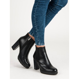 Filippo Cizme confortabile pe post negru 1