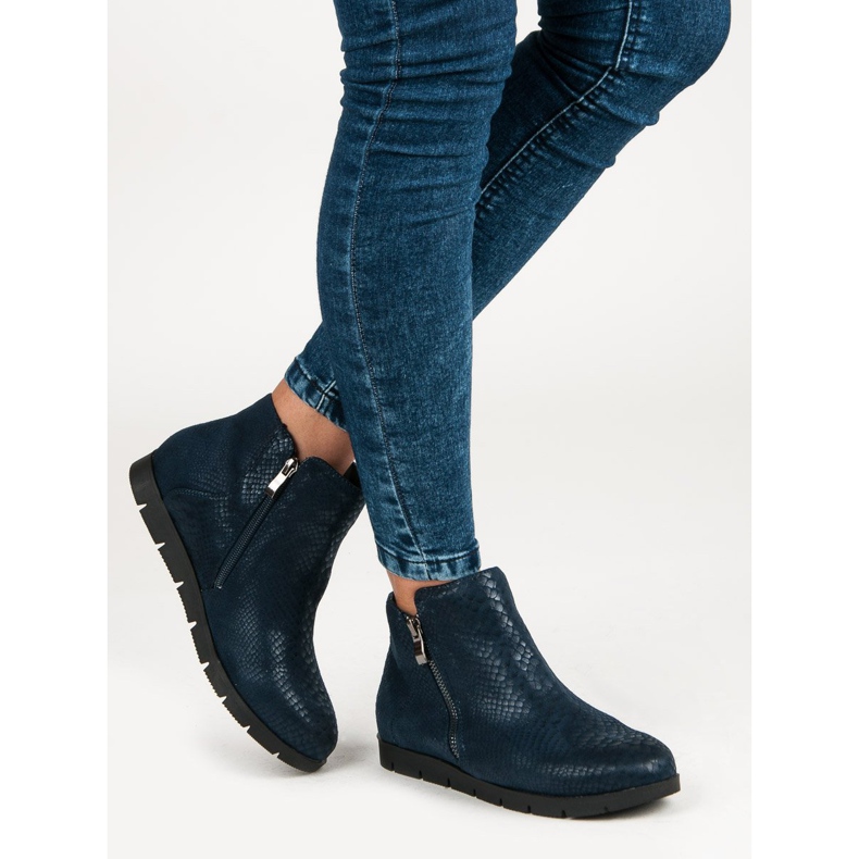 Filippo Cizme dama elegante albastru 2