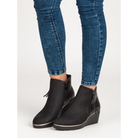 Filippo Cizme negre cu pană negru 1 Filippo Cizme negre cu pană negru 1