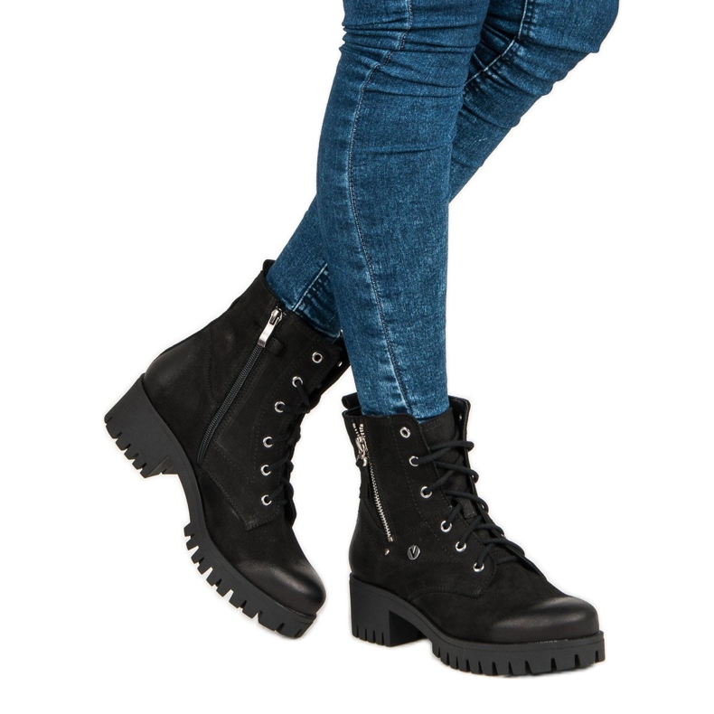 VINCEZA Black Workers negru 2 VINCEZA Black Workers negru 2