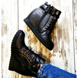 J. Star Tenisi eleganti legati negru 2