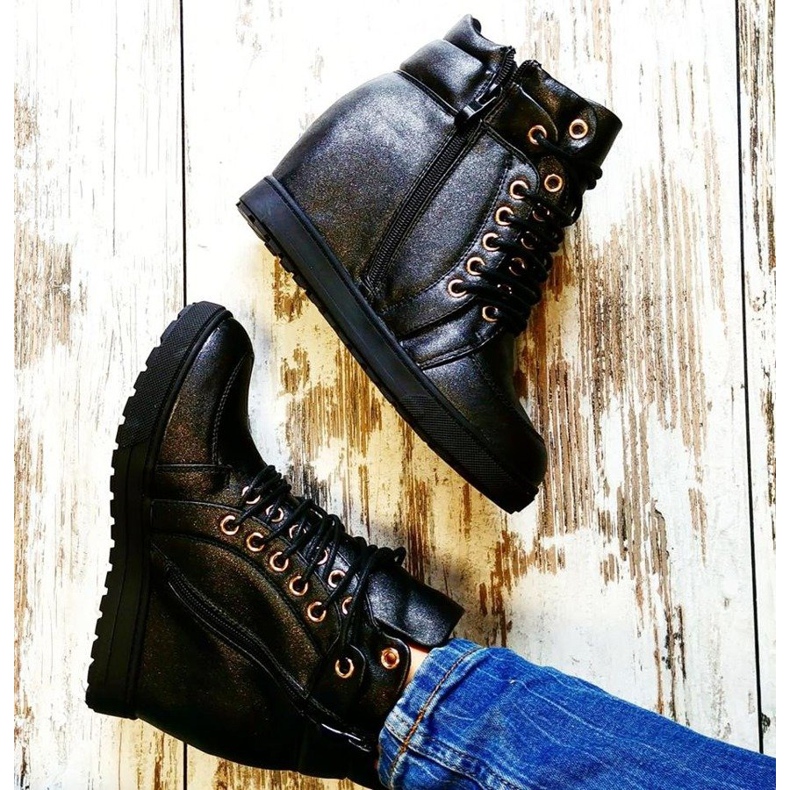 J. Star Tenisi eleganti legati negru 2