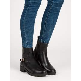 J. Star Cizme negre negru 2