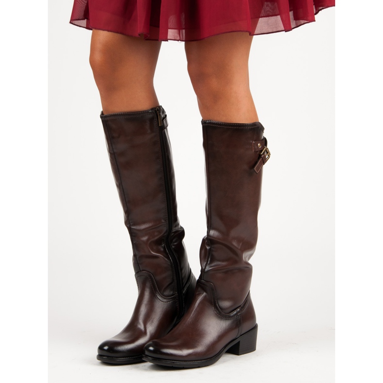 Cizme maro de la VINCEZA 1