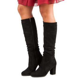 Cizme clasice de dama negru 1