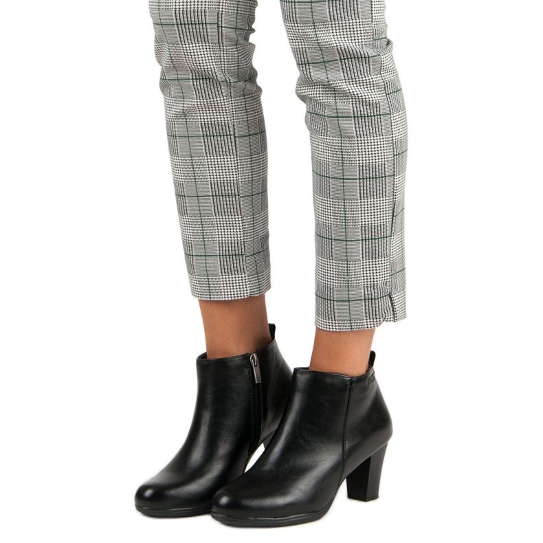 Cizme elegante pe postul VINCEZA negru 1