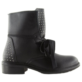 Muncitori cu fundă neagră de catifea negru 1