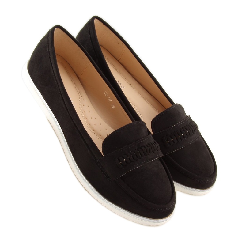 Mocasini negri dama 22-07 Negri negru 2 Mocasini negri dama 22-07 Negri negru 2