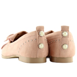 Roz Mocasini de dama roz G242 Roz 2