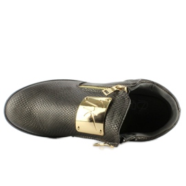 Tenisi Zanotki aurii cu fermoare 881-1 D. Gri 1