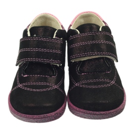 Ren But Cizme pentru bebeluși din piele cu velcro Burord Metalic 1531 Ren, dar roșu 3