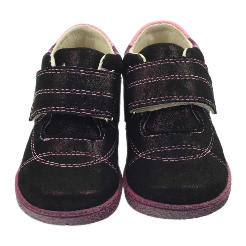 Ren But Cizme pentru bebeluși din piele cu velcro Burord Metalic 1531 Ren, dar roșu 3