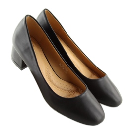 Black Pumps tocuri joase negru MM-387 Negru 2