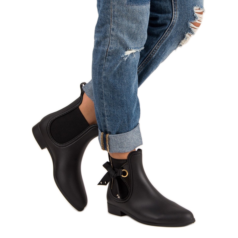 Vices Cizme de cauciuc negre, vicii negru 2