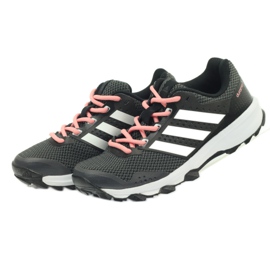 Pantofi de alergare adidas Duramo 7 Trail W negru roz gri 4