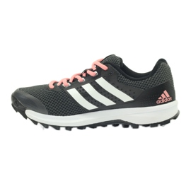 Pantofi de alergare adidas Duramo 7 Trail W negru roz gri 2