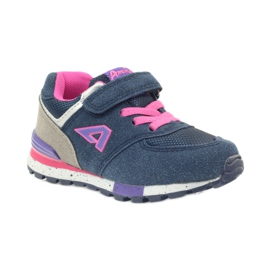 American Club Pantofi sport americani ADI pentru copii 15110 BM45976 roz albastru marin 2 American Club Pantofi sport americani ADI pentru copii 15110 BM45976 roz albastru marin 2