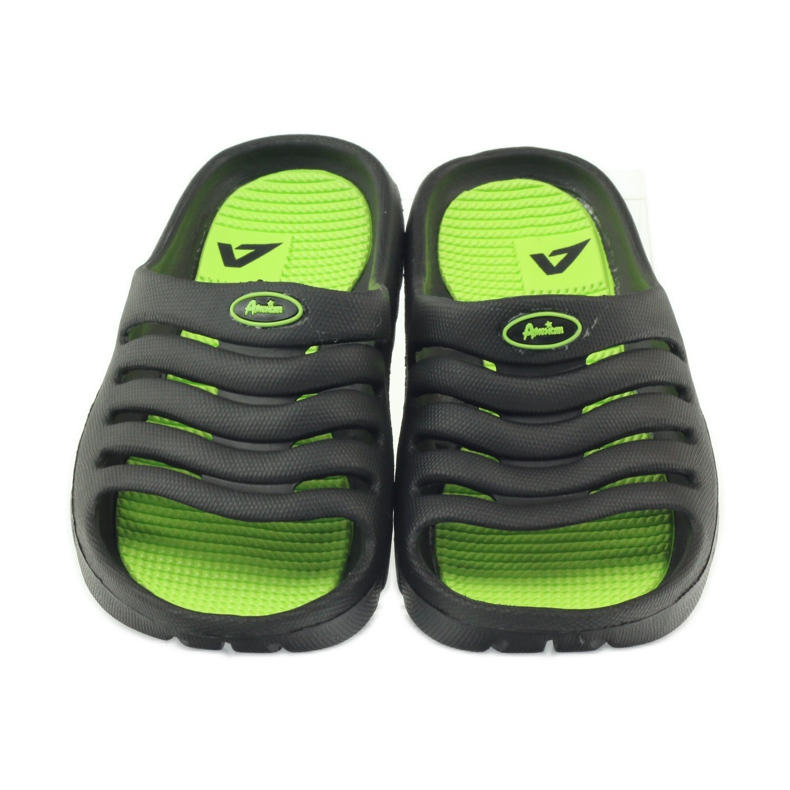 American Club papuci americani de pantofi de piscina pentru copii negru 4 American Club papuci americani de pantofi de piscina pentru copii negru 4