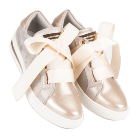 Filippo Pantofi Legați Aurii de aur 2