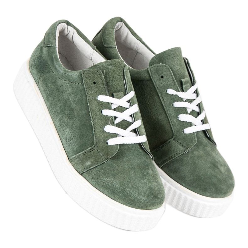 Filippo Adidași Creepers din piele verde 1