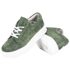 Filippo Adidași Creepers din piele verde 2