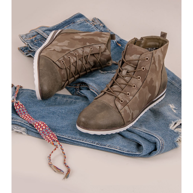 Vinceza Adidași Peste gleznă Moro verde 1