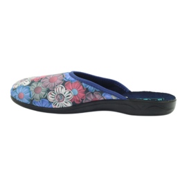 Papuci 3D Adanex colorate cu flori multicolor 2