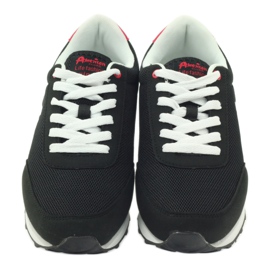 American Club Pantofi sport americani ADI pentru femei 1756 negru roșu 4 American Club Pantofi sport americani ADI pentru femei 1756 negru roșu 4