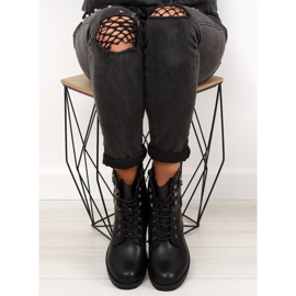 Cizme negre pentru femei cizme negre H950 Negru 2