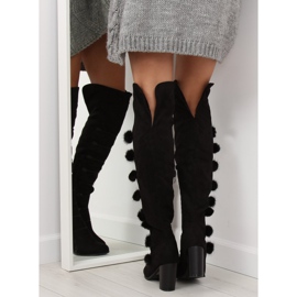 Cizme negre pentru muschetari FC-H115 Negre negru 2