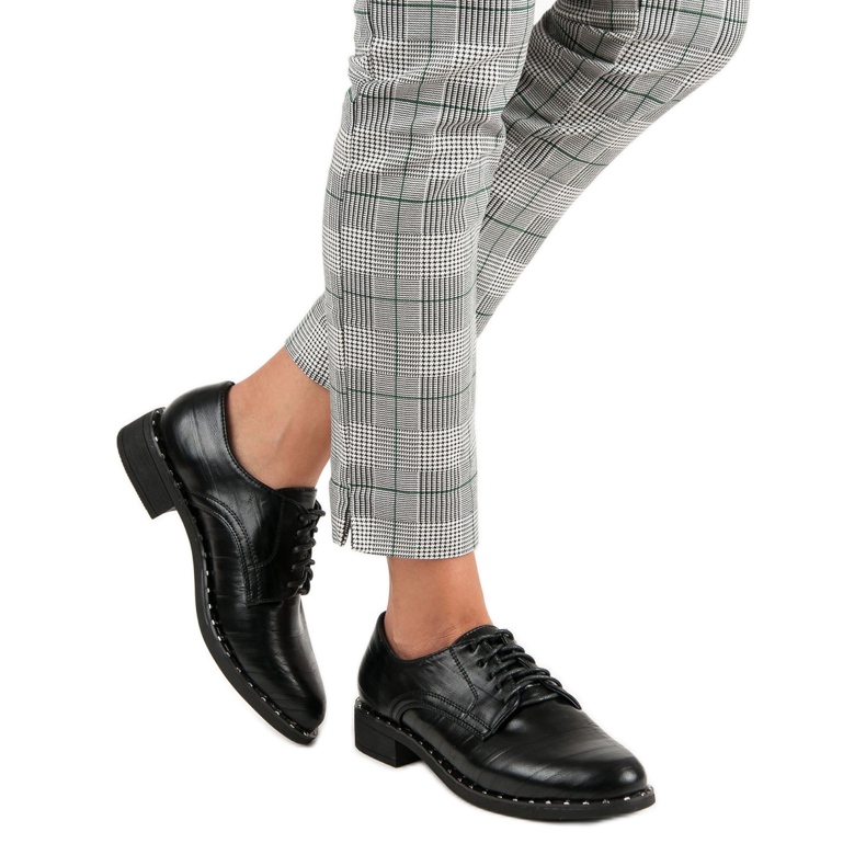 Pantofi negri pentru femei negru 2