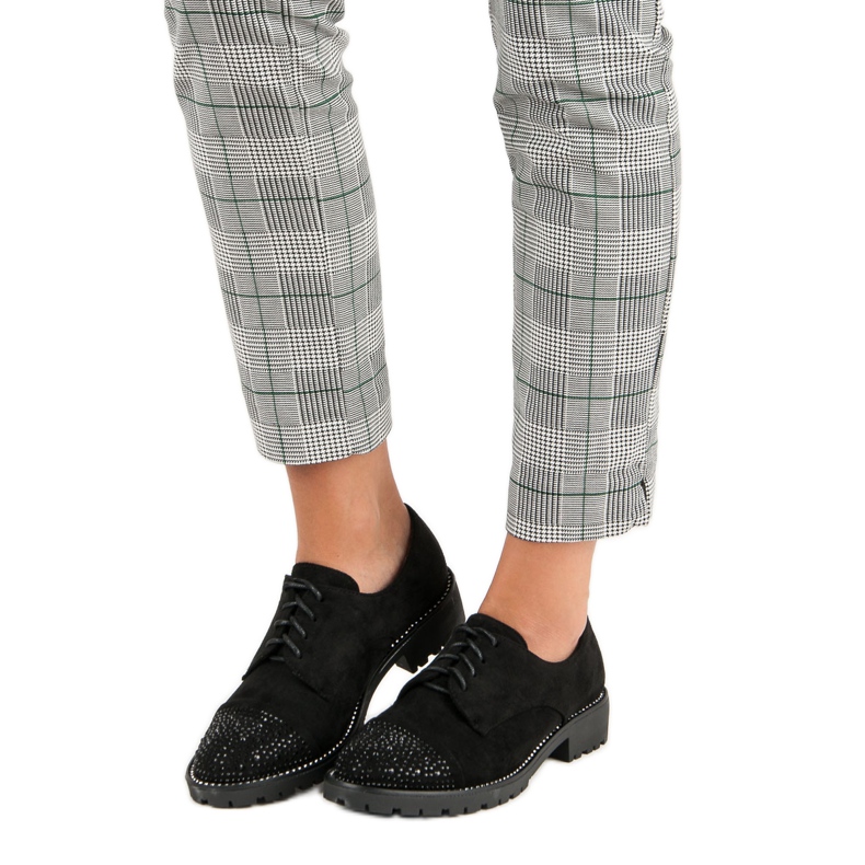 Bello Star Pantofi eleganti din piele intoarsa negru 1 Bello Star Pantofi eleganti din piele intoarsa negru 1