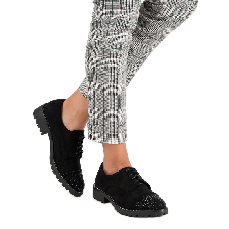 Bello Star Pantofi eleganti din piele intoarsa negru 2 Bello Star Pantofi eleganti din piele intoarsa negru 2