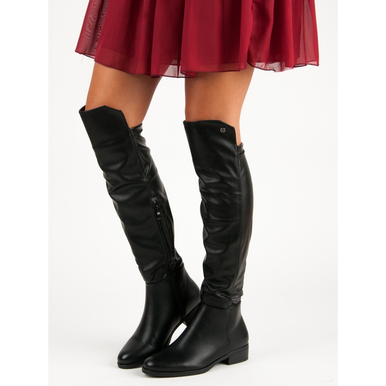 Cizme VINCEZA croite negru 1 Cizme VINCEZA croite negru 1