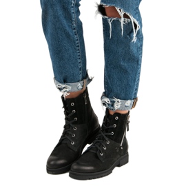 Muncitori negri cu stil VINCEZA negru 1