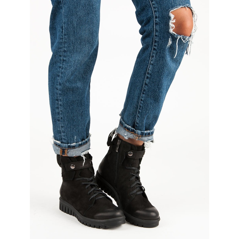 Cizme muncitoare negre VINCEZA negru 1