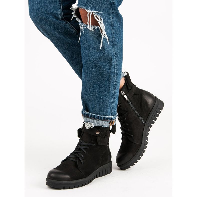 Cizme muncitoare negre VINCEZA negru 2