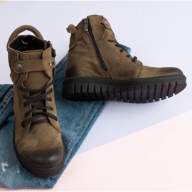 Cizme de muncitor Kaki VINCEZA verde 1