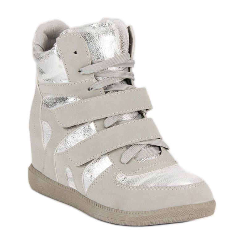 Adidași strălucitori gri 1