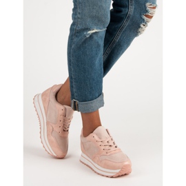Marquiz Adidași la modă pe platformă roz 2