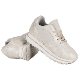 Marquiz Adidași la modă pe platformă gri 3
