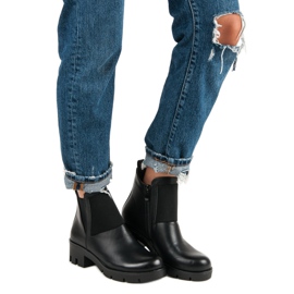 Cizme negre cu toc înalt Vinceza negru 1 Cizme negre cu toc înalt Vinceza negru 1