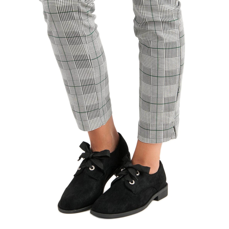 Bello Star Pantofi cu legătură neagră negru 2