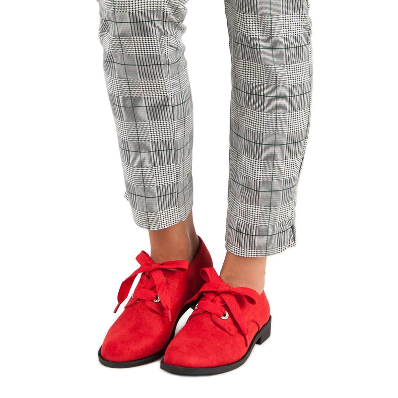 Bello Star Pantofi cu șireturi roșii roșu 2