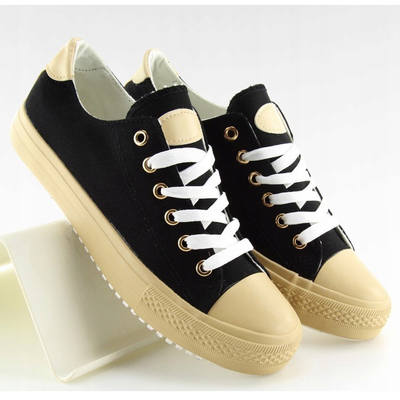 Adidași negri pentru femei BL97P Negru 1 Adidași negri pentru femei BL97P Negru 1