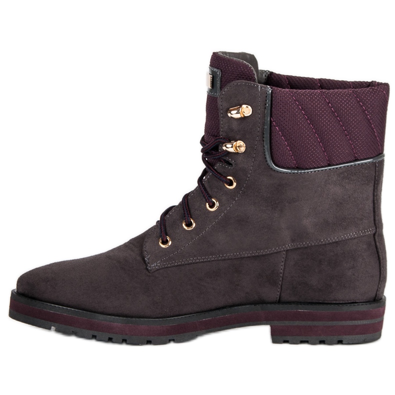 Lucky Shoes Muncitori gri din piele intoarsa 1 Lucky Shoes Muncitori gri din piele intoarsa 1