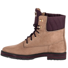 Lucky Shoes Muncitori din piele intoarsa maro 1 Lucky Shoes Muncitori din piele intoarsa maro 1